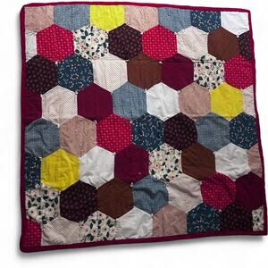 Vintage handmade amish‎ quilt 52